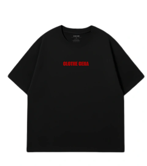 Camiseta Just Clothe Cena - Preta/Vermelha