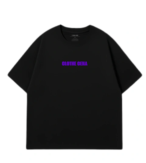 Camiseta Just Clothe Cena - Preta/Roxa