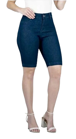 Bermuda jeans ciclista muito mais