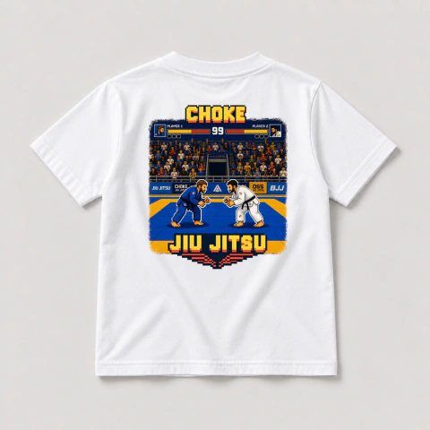 CAMISETA INFANTIL CHOKE JIU-JITSU ARCADE