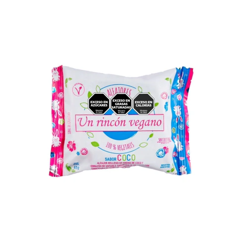 Alfajor de Coco UN RINCON VEGANO
