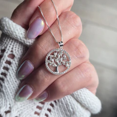 Collar Árbol de la Vida Micro Pavé - comprar online