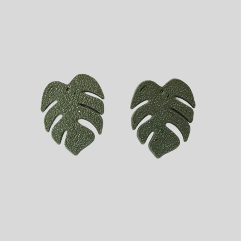 Brinco Monstera pequena | Coleção Botanic