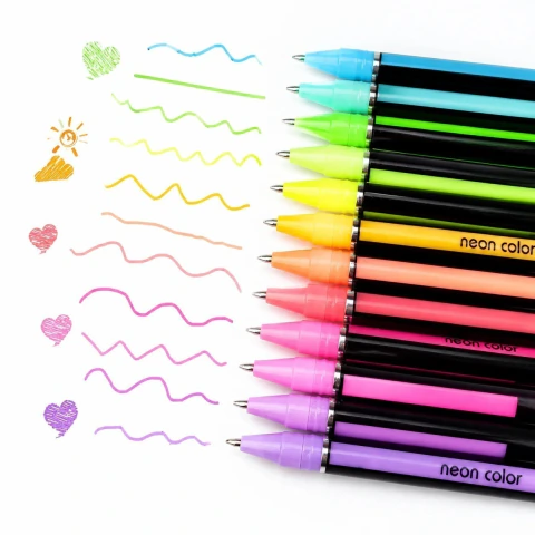 Caneta Gel Neon 1.0 mm