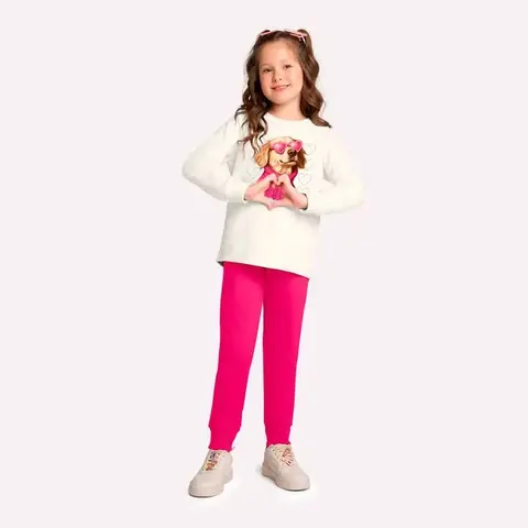 Conjunto Infantil Menina Estampa Kyly 1001555.0460.4