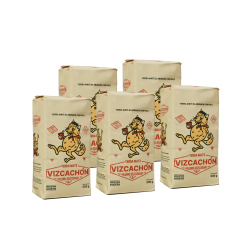 Yerba Mate Vizcachón 500gr x 5