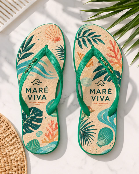 Chinelo Green Ocean