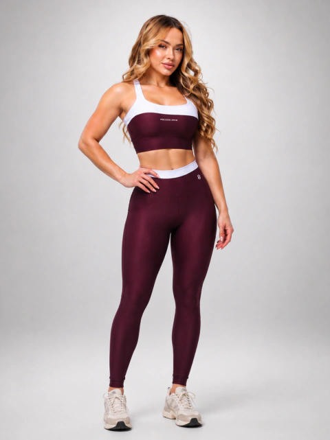 CONJUNTO ELEGANCE | CALÇA + TOP | AÇAÍ & BRANCO