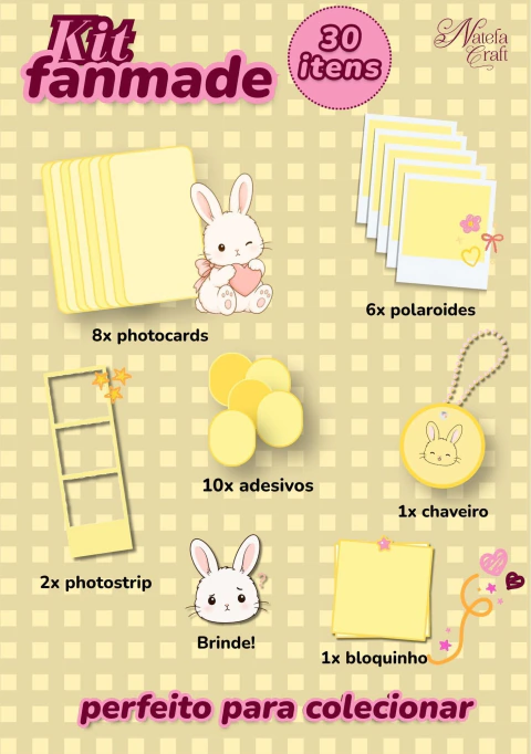Kit Fanmade | 30 itens para colecionar