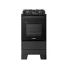 Fogão Esmaltec 4 Bocas Ideal Master Glass Mesa de Vidro Forno 50 Litros Preto T4VFP Bivolt