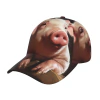 Boné de beisebol Foolish Cute Animal ajustável Golf Dad Hat Fashion Cotton Sport Hats for Men Women Visor Cap Preto