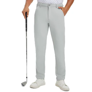 M MAELREG Calça masculina de golfe com ajuste clássico 76 cm/81 cm/86 cm, leve, 5 bolsos, calça social masculina com absorção de umidade