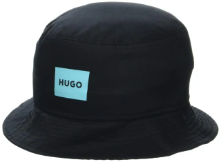 Chapéu bucket Chapéu bucket com logotipo quadrado HUGOMasculino
