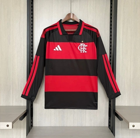 Camisa Flamengo Manga Longa - Home 2026/2027