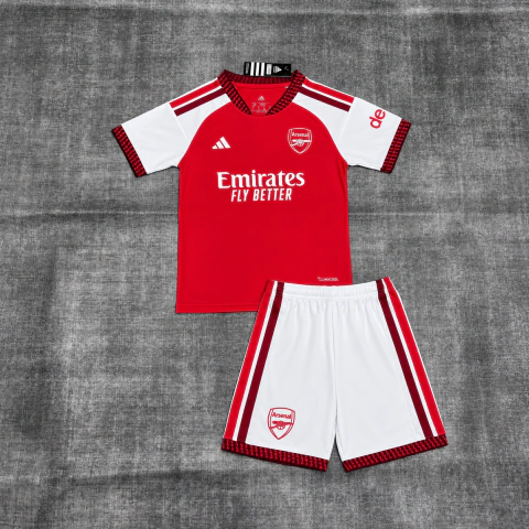 Kit Arsenal Home 2026/2027 - Infantil