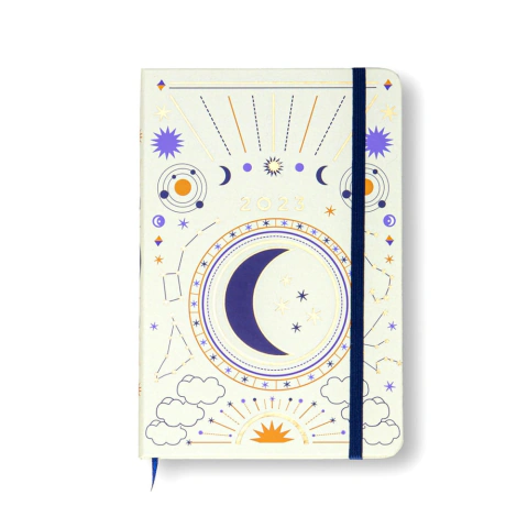 Agenda 2023 Planner Semanal Anotações Datado Astral Carta Lunar Média