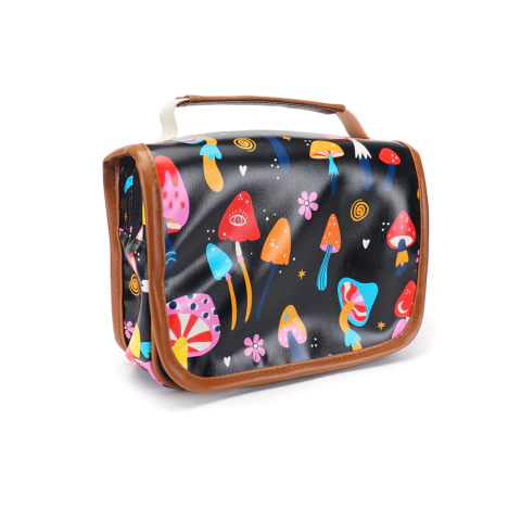 Necessaire de Viagem Ganchinho Cogumelos Mágicos