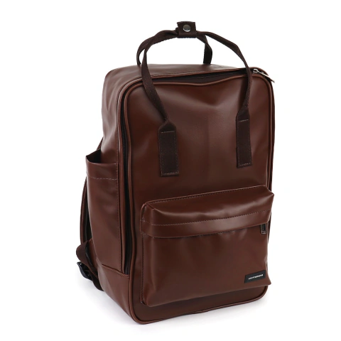 Mochila Quadrada Marrom Cacau
