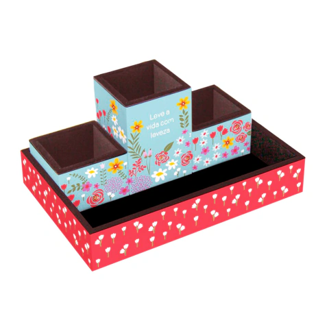 Organizador de Mesa Decorado Campestre