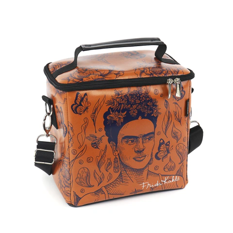 Bolsa Térmica Frida Kahlo Colores Ocre