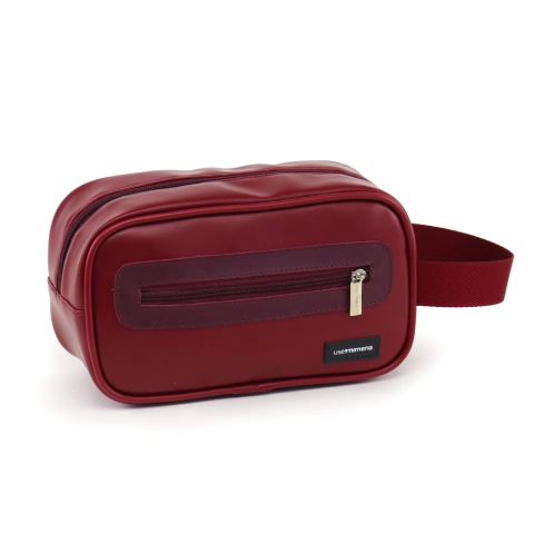 Necessaire de Viagem com Alça Vermelho Cereja