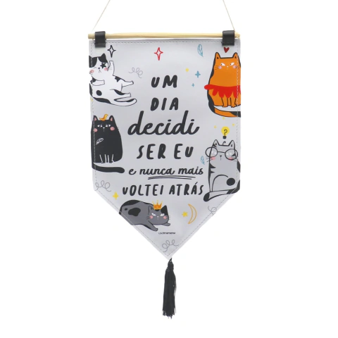 Flâmula Decorativa Grande Gatos Fun