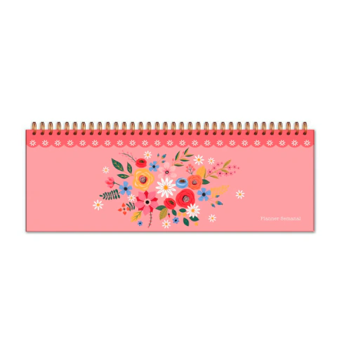 Planner Organizador Semanal Buquê