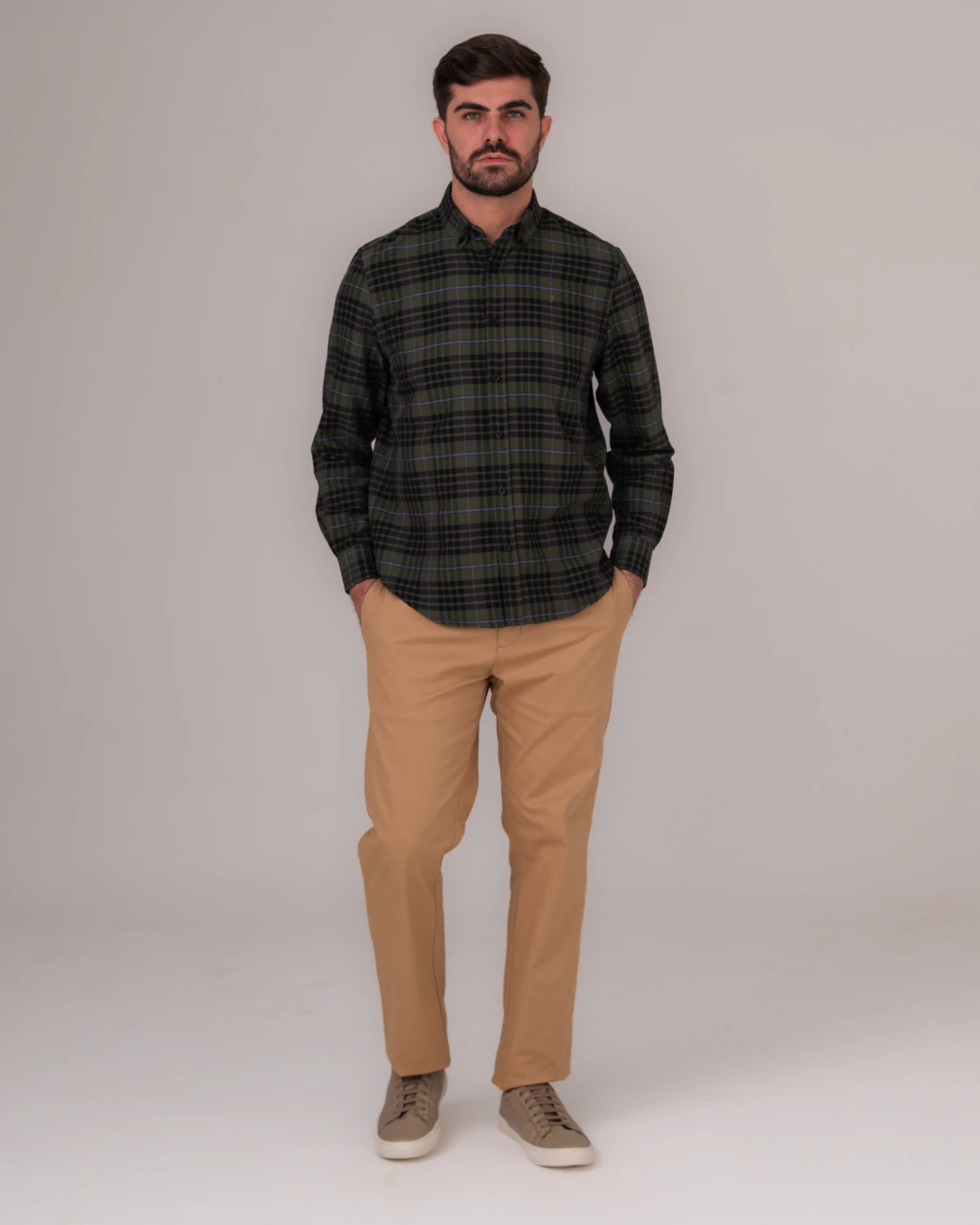 Camisa ML Xadrez Bicolor