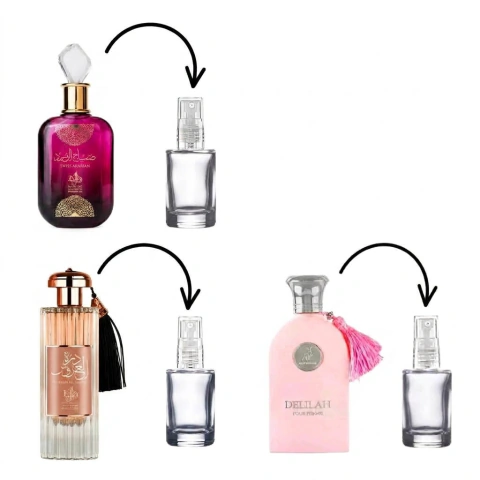 kit com 3 (Decants) DELILAH , SABAH e DURRAT 5ml cada