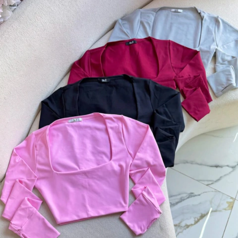 Cropped poliamida