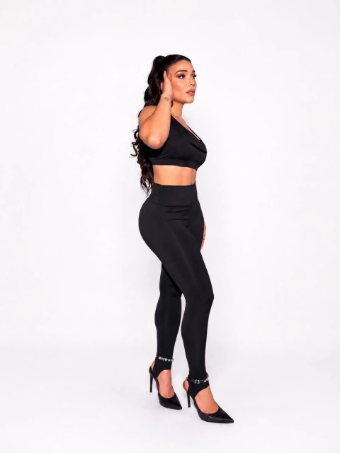 Conjunto Fitness Aura em Poliamida – Top + Legging