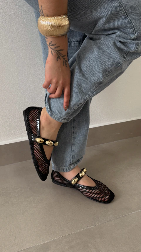 Sapatilha Atena Preto