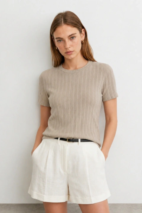 Remera tejida Alma
