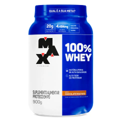 Whey 100% concentrado 900g - Max Titanium na internet