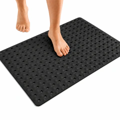 Tapete Banheiro Antiderrapante para Box (PRETO)