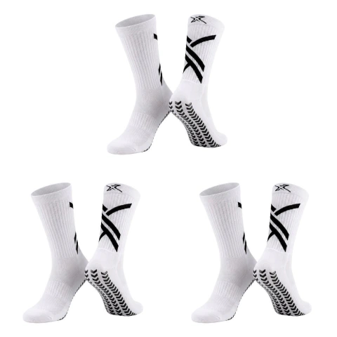 Pack Trío Performance – 3 Pares de Calcetas Antiderrapantes MOCSOX RAW 3/4