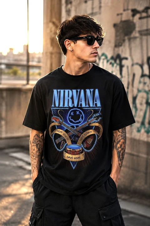 Sonrisa del Grunge Nirvana