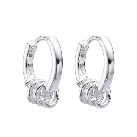 Aros Espiral 12mm Plata 925
