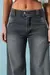 Jean Wide Leg Gris Cintura Recorte - tienda online