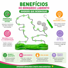 Jogo Dinossauro Mágico Desafio do Arame Coordenação Infantil - Chame Ofertas
