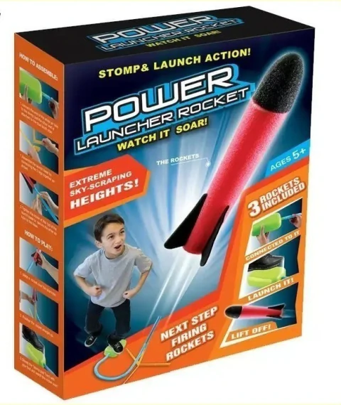 Power Launcher Rocket – Lanzador de Cohetes Infantil