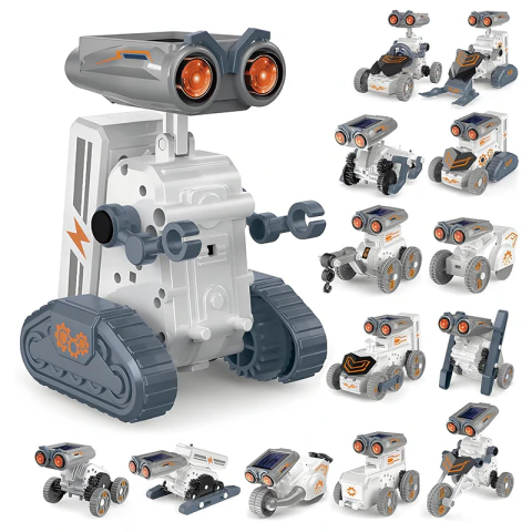 Kit de Ciencia Robótica 14 en 1 – Robot Solar / Bateria