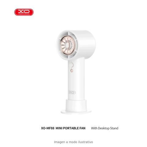 Ventilador Portatil de Mano XO-MF88 Blanco 3000mah