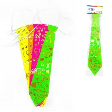 corbata fluor multicolor shop 6 unidades