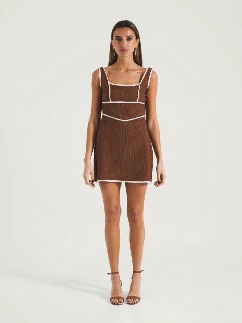 VESTIDO SOPHIE (chocolate)