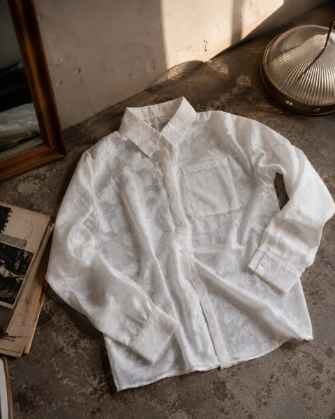 Camisa De Lino Textura Primark