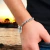 Pulseira Cruz Vazada Corrente Prata Velha - comprar online