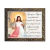 Quadro Jesus Misericordioso com Oração e Moldura Luxo 85 cm x 65 cm