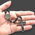 Terço Medalha Duas Cruzes Preto Fosco Prateado - Armazém Católico | Artigos Religiosos Católicos | Loja Católica
