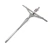Crucifixo De Metal Aço Inox Prateado 19 Cm na internet